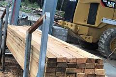 hardwood 4x2-rough sawn timber